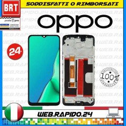 DISPLAY LCD+TOUCH+FRAME ORIGINALE OPPO A5 2020 CPH1931 CPH1959 CPH1933 CPH1935