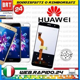 DISPLAY LCD+TOUCH SCREEN PER HUAWEI HONOR 8 FRD-L09 FRD-L19 VETRO SCHERMO NERO 24H!!