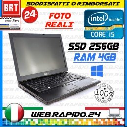 PC NOTEBOOK DELL LATITUDE E6410 14,1" CPU INTEL CORE I5 RAM 4GB SSD 256GB