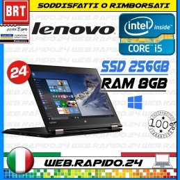 PC NOTEBOOK LENOVO THINKPAD YOGA 260 I5 12,5" RAM 8GB SSD 256GB TOUCH SCREEN FHD