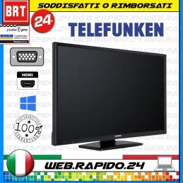 TV LED TELEFUNKEN 32" HD READY TE32860B19 HDMI VGA QUALITA TOP!! 24H!!