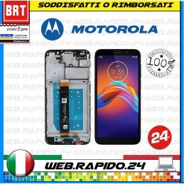 DISPLAY LCD+TOUCH+FRAME ORIGINALE X MOTOROLA MOTO E6 PLAY XT2029 XT-2029 SCHERMO