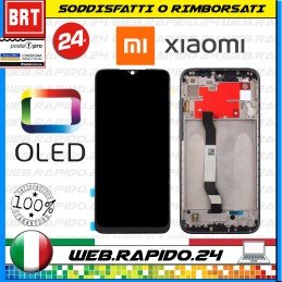 DISPLAY LCD+TOUCH SCREEN+FRAME PARI ORIGINALE PER XIAOMI REDMI NOTE 8T M1908C3XG