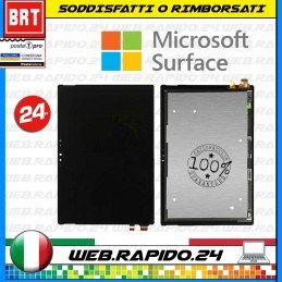 DISPLAY LCD +TOUCH SCREEN ORIGINALE MICROSOFT SURFACE PRO 4 1724  SCHERMO VETRO!