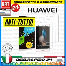 PELLICOLA PER HUAWEI P8 LITE ALE-L21 IN VETRO TEMPERATO ANTIGRAFFIO _24H!!