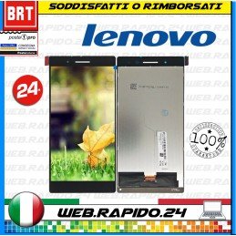 DISPLAY LCD+TOUCH SCREEN PER LENOVO TAB 7 TB-7504X TB-7504N SCHERMO VETRO NERO