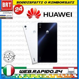 SCOCCA POSTERIORE VETRO+BIADESIVO PER HUAWEI ASCEND P7 BACK COVER_24H!