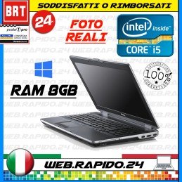 PC NOTEBOOK DELL LATITUDE E6330 13.3" CPU I5-3340M RAM 8GB GARANZIA ITALIA!