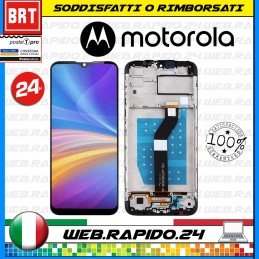 DISPLAY LCD+TOUCH+FRAME ORIGINALE X MOTOROLA MOTO G8 POWER LITE XT-2055 XT2055