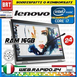 PC NOTEBOOK LENOVO THINKPAD X1 YOGA 14" I7 RAM 16GB TOUCH FULL HD IBRIDO 2 IN 1