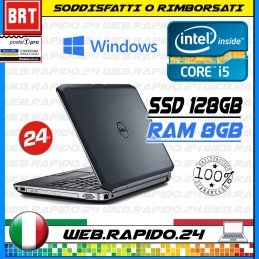 PC NOTEBOOK DELL LATITUDE E6530 15.6" CPU I5-3320M RAM 8GB SSD 128GB HD+