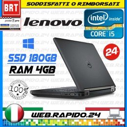 PC NOTEBOOK PORTATILE DELL LATITUDE E5440 14" CPU i5 4310U RAM 4GB SSD 180GB