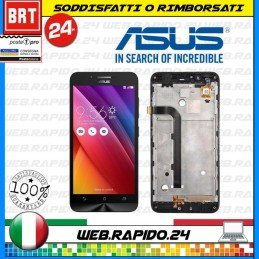 LCD+TOUCH SCREEN+FRAME DISPLAY ORIGINALE ASUS ZENFONE GO ZC500TG Z00VD SCHERMO !