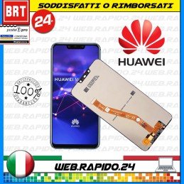 DISPLAY LCD+TOUCH SCREEN HUAWEI MATE 20 LITE SNE-LX1 SNE-AL00 VETRO SCHERMO NERO