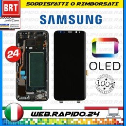 DISPLAY LCD+TOUCH SCREEN+FRAME OLED PER SAMSUNG GALAXY S8 SM-G950 G950F_24H!