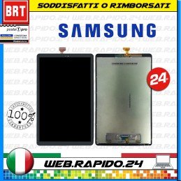 DISPLAY LCD+TOUCH SCREEN SAMSUNG GALAXY TAB A2 2018 SM T590 T595 SCHERMO VETRO!!