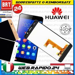 DISPLAY LCD+TOUCH SCREEN PER HUAWEI HONOR 6 H60-L01 SCHERMO VETRO NERO_24H!