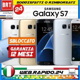 SMARTPHONE SAMSUNG GALAXY S7 SM-G930 G930 64GB ORO GOLD GARANZIA ITALIA 24 MESI