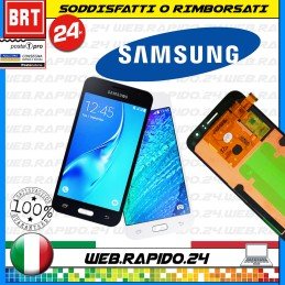 D10_DISPLAY LCD+TOUCH SCREEN SAMSUNG GALAXY J1 2016 SCHERMO VETRO LEGGERE BENE!