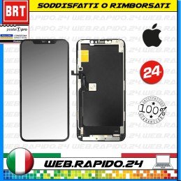 DISPLAY LCD+TOUCH SCREEN+FRAME PARI ORIGINALE PER APPLE IPHONE 11 PRO MAX VETRO 