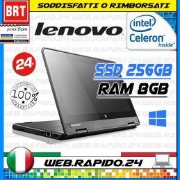 NOTEBOOK LENOVO THINKPAD YOGA 11E G4 11,6" 8GB RAM SSD 128GB TOUCHSCREEN TABLET