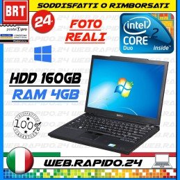 PC NOTEBOOK PORTATILE DELL LATITUDE E4300 13,3" INTEL DUO RAM 4GB HDD 160GB 24H