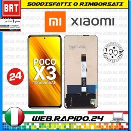 DISPLAY LCD+TOUCH SCREEN PER XIAOMI POCO X3 PRO M2102J20SG M2102J20SI SCHERMO