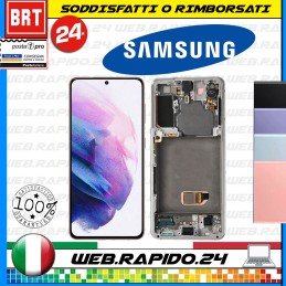 DISPLAY LCD+TOUCH SCREEN+FRAME ORIGINALE SAMSUNG GALAXY S21 5G SM-G991B 