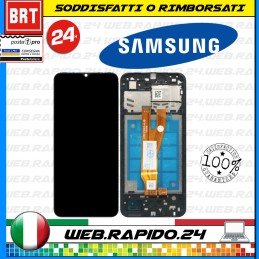 DISPLAY LCD+TOUCH SCREEN+FRAME SAMSUNG GALAXY A03 2022 SM-A035G ORIGINALE VETRO 