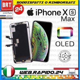 DISPLAY LCD+TOUCH SCREEN PER APPLE IPHONE XS MAX SCHERMO HARD OLED