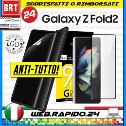 PELLICOLA ESTERNA PER SAMSUNG GALAXY Z FOLD 2 5G SILICONE ANTIGRAFFIO _24H!!