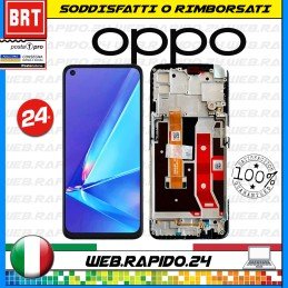 DISPLAY LCD+TOUCH SCREEN+FRAME OPPO A73 5G CPH2161 SCHERMO VETRO PARI ORIGINALE