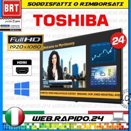 D69_PC MONITOR SCHERMO TOSHIBA TD-E501 DA 50" HDMI FULL HD + BOX - RIGHE PIXEL