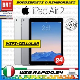 S53_TABLET APPLE IPAD AIR 2 WI-FI 16GB BIANCO SILVER IOS LCD BATTERIA OK LEGGERE