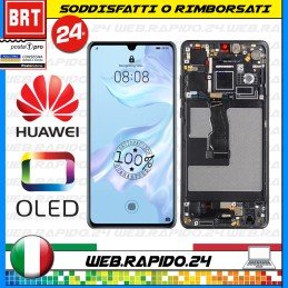 DISPLAY LCD+TOUCH SCREEN+FRAME OLED HUAWEI P30 ELE-L09 L29 SCHERMO