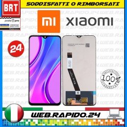 D74_DISPLAY LCD+TOUCH SCREEN XIAOMI REDMI 9 M2004J19AG M2004J19G - RIGHE PIXEL