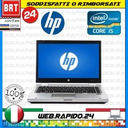 PC NOTEBOOK PORTATILE HP ELITEBOOK 8460P 14 CPU i5 2540M RAM 4GB HDD 500GB WIN10