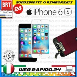 DISPLAY LCD+TOUCH SCREEN+FRAME PARI ORIGINALE PER APPLE IPHONE 6S TELAIO SCHERMO