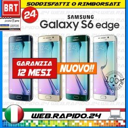 NUOVO! SMARTPHONE SAMSUNG GALAXY S6 EDGE G925 16GB 32GB GARANZIA ITALIA! 24H!