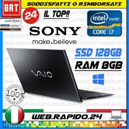 N75_PC NOTEBOOK ULTRABOOK SONY VAIO PRO 13" CPU i7 4TH TOUCH LEGGERE BENE 