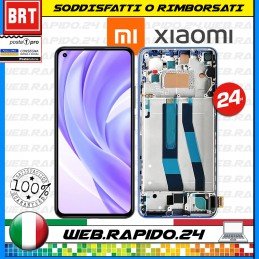 DISPLAY LCD+TOUCH+FRAME XIAOMI MI 11 LITE 4G 5G M2101K9G VETRO SCHERMO 