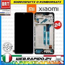 DISPLAY LCD+TOUCH+FRAME PARI ORIGINALE PER XIAOMI REDMI NOTE 11 PRO 2201116TG