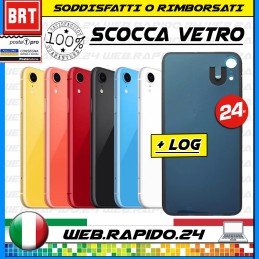 VETRO BACK COVER SCOCCA POSTERIORE BIADESIVA APPLE IPHONE XR BIG HOLE!