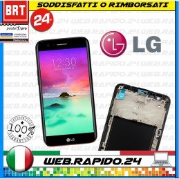 DISPLAY LCD+TOUCH SCREEN+FRAME PER LG K11 2018 LMX410 LM-X410 VETRO ORIGINALE