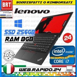 PC NOTEBOOK PORTATILE LENOVO X280 12.5" CPU I7-8250U RAM 8GB SSD 256GB WIN 11