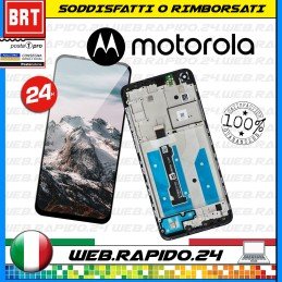 DISPLAY LCD+TOUCH SCREEN+FRAME PER MOTOROLA MOTO G8 POWER XT2041 XT-2041 TELAIO 