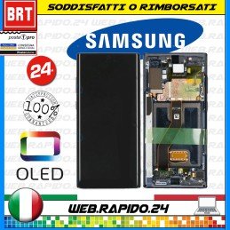 DISPLAY LCD+TOUCH SCREEN+FRAME SS OLED PER SAMSUNG GALAXY NOTE 10 PLUS SM-N975 F