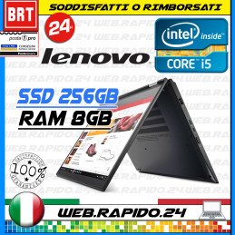 NOTEBOOK LENOVO YOGA X370 13,3" I5-7300U RAM 8GB SSD 256GB FHD TOUCHSCREEN WIN11