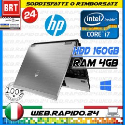 NOTEBOOK PORTATILE HP ELITEBOOK 2540P 12" i7-640LM RAM 4GB HDD 160GB WIN10