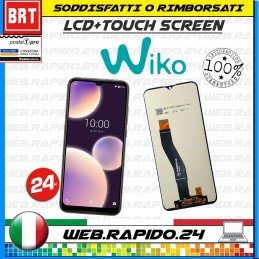 DISPLAY LCD+TOUCH SCREEN WIKO VIEW 4 W-V851 V830 / VIEW-4 LITE W-V730 SCHERMO